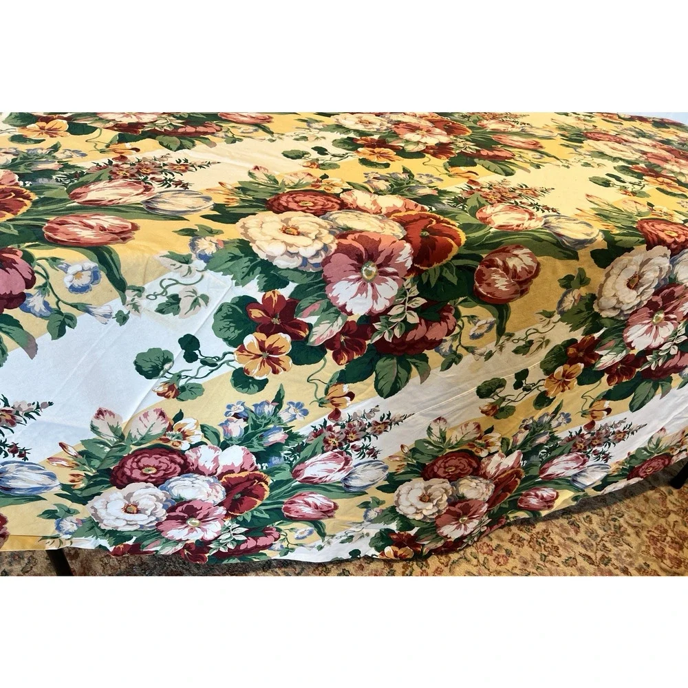 Vintage Waverly Custom Floral Garden Party 90